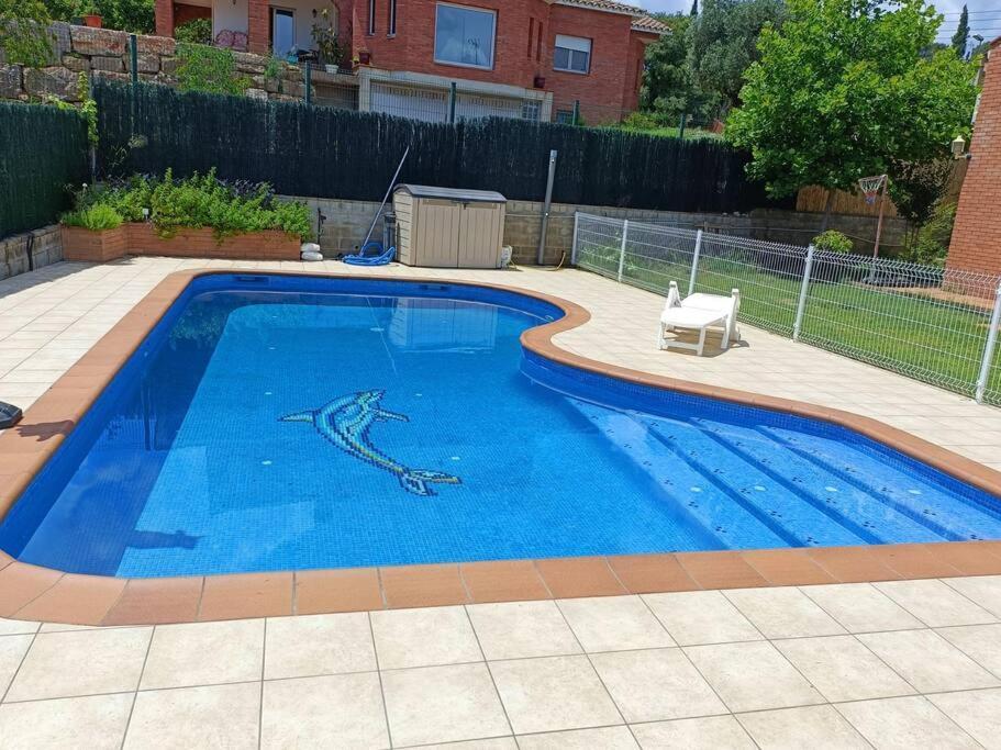 Casa Con Jardin Y Piscina Privada. Villa Santa Eulalia de Ronsaná Exteriör bild